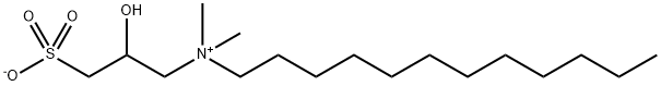 3-(Dodecyldimethylammonio)-2-hydroxypropane-1-sulfonate CAS#13197-76-7